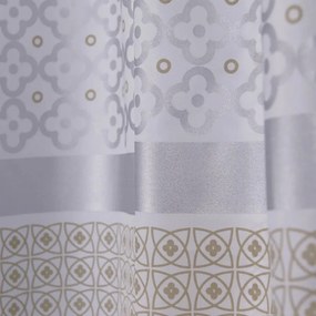 Cortina de duche Marrakech 180 cm prateado 235281318