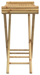 Mesa tabuleiro dobrável 70,5x42,5x80 cm bambu