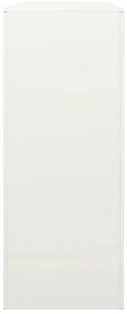 Suporte para lenha 100x40x100 cm aço branco