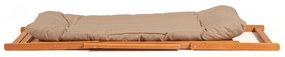 Conjunto de Mesa e Cadeiras de Jardim My007 – Castanho Natural – Mesa