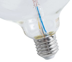 Lâmpada LED inteligente E27 RGBW G125 9W 806 lm 2700K