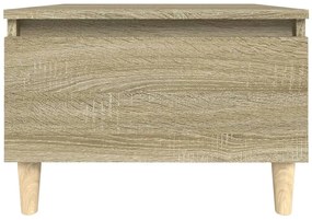 Mesas de apoio 2 pcs 50x46x35 cm deriv. madeira carvalho sonoma