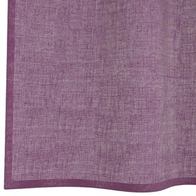 Cortinas de voile com laços 2 pcs roxo 140x225 cm