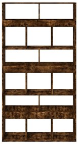 Estante 100x33x187,5 cm derivados de madeira carvalho fumado