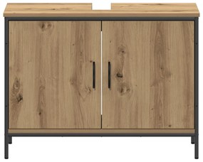 Conjunto de Móveis para Banheiro 4 Peças Carvalho Artesanal Derivados