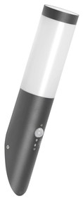Moderno candeeiro de parede exterior cinza escuro sensor de movimento IP44 - Rox Moderno