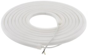Led NEON Flex, 13x13mm, DC24V, 240Led/m, CCT, 5m, 90W, IP67 Branco Duplo