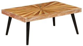 Mesa de centro madeira de mangueira maciça 90x55x36 cm