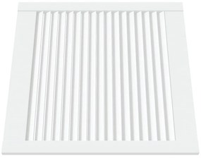 Portas de armário 4 pcs design de persiana pinho maciço branco