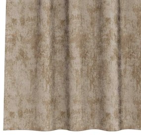 Cortinas de Veludo 2 pcs com Ilhós Champagne 245x140 cm