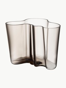 Jarra de vidro artesanal Alvar Aalto, Alt 16 cm