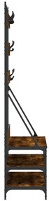 Conjunto de Entrada - Bengaleiro c/ arrumação de calçado 100x40x184cm