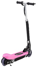 Trotinete elétrica 120 W cor-de-rosa