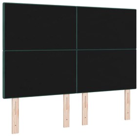 Cabeceira LED Verde Escuro 72 cm Veludo