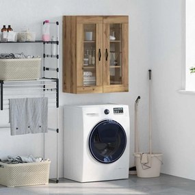 vidaXL Armário de parede Carvalho Artesanal 69,5 x 34 x 90 cm