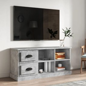 Móvel de TV 102x35,5x47,5 cm derivados de madeira cinza cimento
