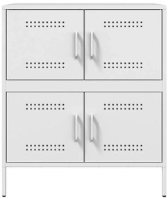 Aparador 68x39x79 cm aço branco
