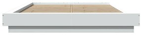 Estrutura de cama 120x190 cm derivados de madeira branco