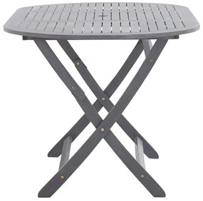 Mesa de jardim dobrável 160x85x75 cm madeira de acácia maciça