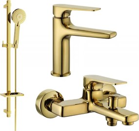 Mexen Lynx Conjunto de banho DQ40, dourado - 745903DQ40-50