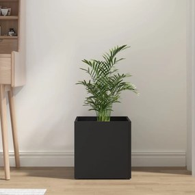 Vaso/floreira 40x40x40 cm derivados de madeira preto