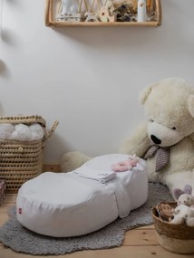 Alcofa-ninho de descanso e de conforto, Bulle de coton, COCOONABABY®, da RED CASTLE branco medio liso