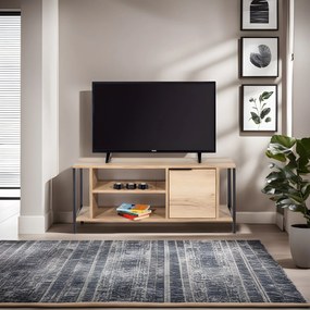 Móvel TV Bond – Preto Feltro – 120x48x35 cm