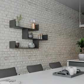 Estante City – Nogueira – 64,6 cm x 170 cm x 24,2 cm
