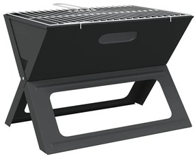 Churrasqueira BBQ - Dobrável, Preta, 46x30x31 cm, em Aço