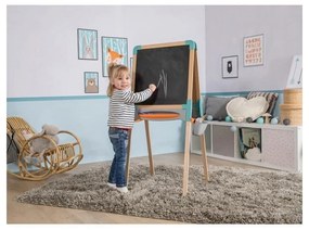 Quadro de Dupla Face Smoby Madeira Dobrável 2 em 1 Altura ajustável