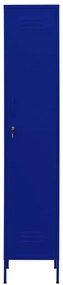 Cacifo 35x46x180 cm aço azul-marinho