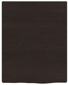 Prateleira de parede 40x50x2cm carvalho tratado castanho-escuro