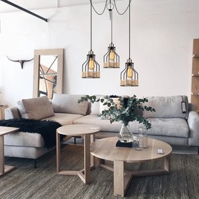 Chandelier Fiko – Preto – 97 cm de diâmetro