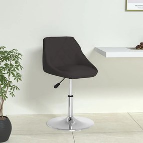vidaXL Cadeira de jantar couro artificial preto