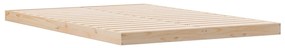 Estrutura de Cama de Piso vidaXL 140x210 cm de Madeira Sólida de Pinho