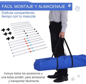 PawHut Conjunto de treino de agilidade para cães com bolsa de transpor