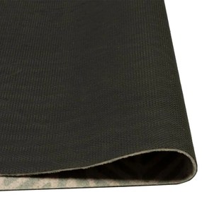 Tapete de cozinha lavável 60x180 cm veludo padrão folhas