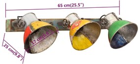 Candeeiro de parede industrial 65x25 cm E27 multicor