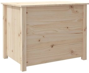 Mesa de centro 71x49x55 cm madeira de pinho maciça