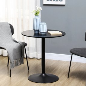Mesa de Cozinha Redonda Mesa de Jantar Moderna para 2 Pessoas com Base