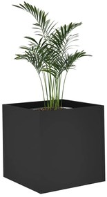 Vaso/floreira 40x40x40 cm derivados de madeira preto
