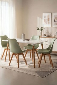 Pack 4 Cadeiras Synk Basic - Hortelã