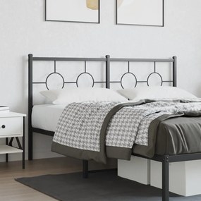Cabeceira de cama 160 cm metal preto