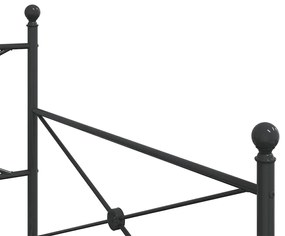 Cama de Dia sem Colchão 100x200 cm aço preto