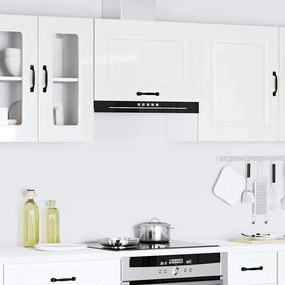 vidaXL Armário de parede de cozinha Kalmar branco alto brilho