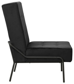 Cadeira de descanso 65x79x87 cm veludo preto