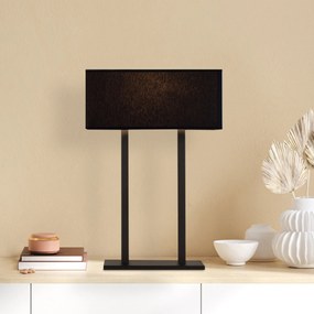 Candeeiro de Mesa Salihini – Preto – 35 x 15 cm