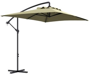 Chapéu de Sol Excêntrico 294x193 cm Chapéu de Sol de Jardim com Base C