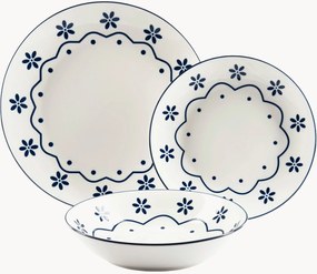 Conjunto de loiça de porcelana Old Cottage, 6 pessoas, conjunto de 18