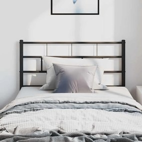 Cabeceira de cama 100 cm metal preto